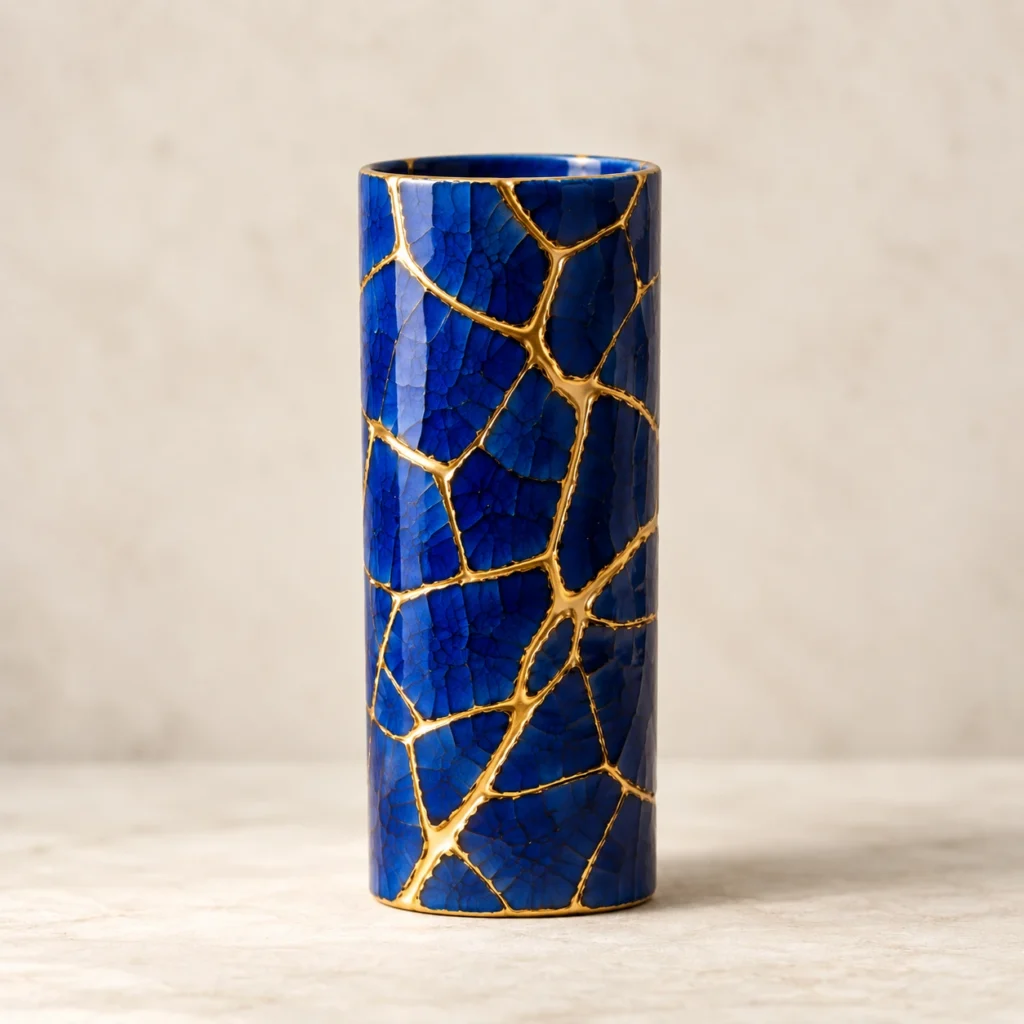 Cobalt vase